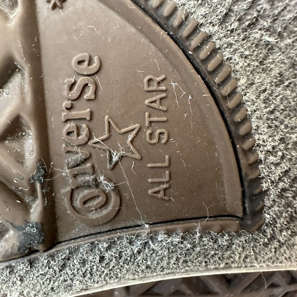 Converse All Star Chuck Taylor Dinosaurs Junior US SZ 2 Orange/Grey HighTop - Picture 9 of 13